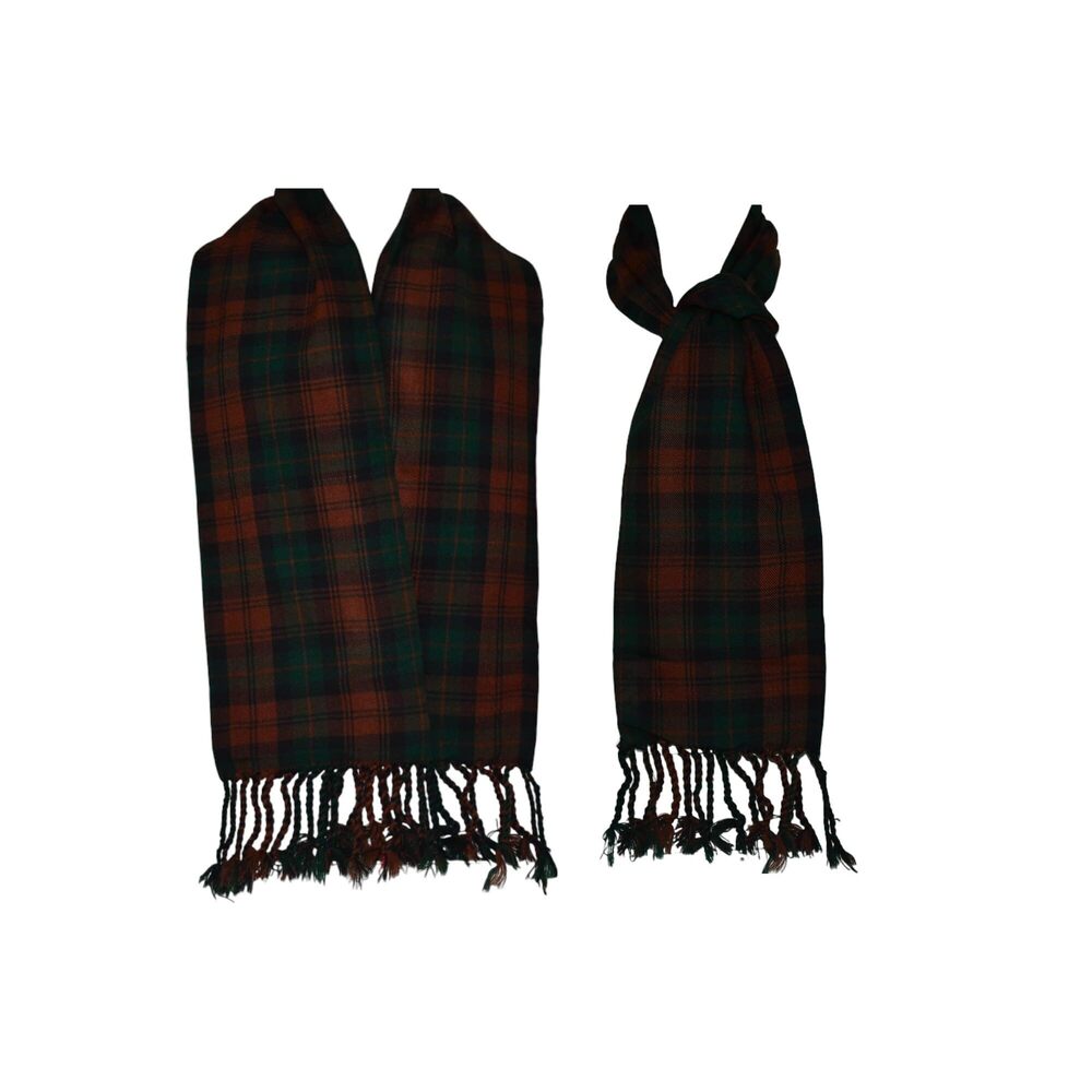 1186 Scottish Tartan Acrylic Wool Muffler/scarf | Soft & Warm Winter
